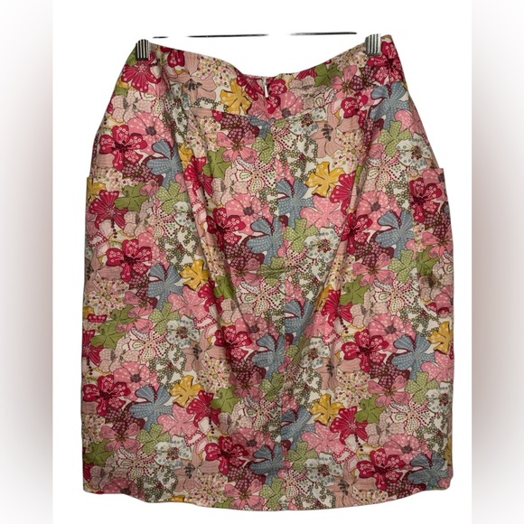 Floral Print Skirt with Tie Waist Size 10 - Picture 3 of 9